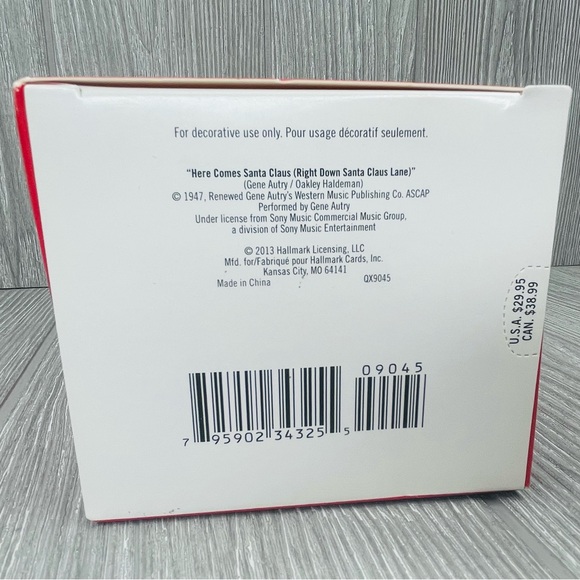 Hallmark Ornament 2013 Snug Fit for Santa Once Upon a Christmas music ornament - Picture 4 of 16